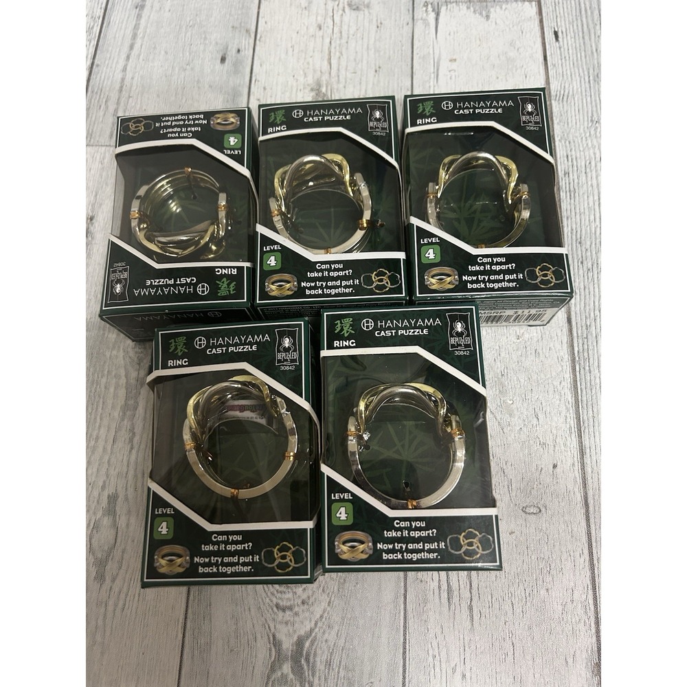 Hanayama Huzzle Puzzle Cast RING [difficulty level 4] Japan Lot 5